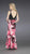 La Femme - Long  with Multi-Colored Skirt 14271 in Pink
