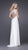 La Femme - One Shoulder Jeweled Classic Dress 14277 In White