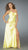 La Femme - One Shoulder Jeweled Classic Dress 14277 In Yellow