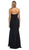 May Queen - Fashionable Embellished Strapless Ruched Bodice Long Dress in Black