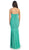 Fashionable Embellished Strapless Ruched Bodice Long Dress