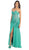 Fashionable Embellished Strapless Ruched Bodice Long Dress