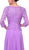 Cinderella Divine - 14327 Quarter Sleeve Soutache Bodice A-Line Long Formal Dress