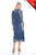 Soulmates - 7346 Soulmates Soutache 3pc T-Length Lace Evening Dress Suit in Blue