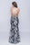 Nina Canacci - 1436 Strappy Sequined Fitted Evening Gown In Black