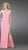 La Femme - 14389 Rhinestone Embellished Empire Waistline Evening Dress In Pink