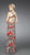 La Femme - Printed Long Dress with Back Cut Outs In Print