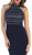 Illusion High Neck Embellished Evening Dress