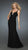 La Femme - 14555 Sleeveless Ruched Sweetheart Fitted Evening Dress In Black