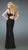 La Femme - 14555 Sleeveless Ruched Sweetheart Fitted Evening Dress In Black