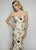 Nina Canacci - 1455 Strapless Lace Mermaid Evening Dress In Nude And Black
