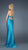 GiGi - Luminously Ruched Sweetheart Sheath Gown 14574 In Blue