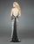 La Femme - Animal Printed Aquarelle Long Gown 14587