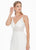 Ashley Lauren - 1459 Sparkly Beads and Sequins Sheer Evening Dress In White