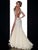 Panoply - 14606 Crystal Speckled Halter Trumpet Gown In Neutral