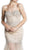 Strapless Beaded Trumpet Evening Gown