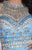 Panoply - Bead Embellished Choker Neck Tulle Ball Gown 14767 in Blue