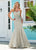 Ashley Lauren - 1487 Metallic Sweetheart Bodice Trumpet Gown In Silver