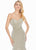 Ashley Lauren - 1487 Metallic Sweetheart Bodice Trumpet Gown In Silver