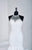 Panoply - 14882 Crystal Embellished Halter Trumpet Gown In White