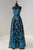Panoply - 14937 Embroidered Strapless Dress with Overlay In Black and Blue