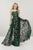 Panoply - 14937 Embroidered Strapless Dress with Overlay In Black and Green