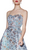 Cinderella Divine - KC19064 Strapless Brocade Sweetheart Ballgown In Blue