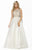 15000L Dress in Turquoise Ivory