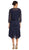 Soulmates - Tea Length Soutache Dress Bolero Jacket Set 1501  In Blue