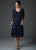 1501 Tea Length Soutache Dress Bolero Jacket Set