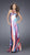 La Femme - Floor Length Multi Colored Dress 15025 In Multi-Color