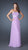 La Femme - Jewel Trimmed Ruched Sweetheart Gown 15027 In Purple