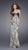 La Femme - Vivid Animal Print Sweetheart Sheath Empire Gown 15059 In  Black