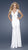 GiGi - Crisscross Back Satin Evening Dress 15119 In White