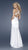 GiGi - Crisscross Back Satin Evening Dress 15119 In White
