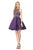 Colors Dress - 1514 Sleeveless Bejeweled Cocktail Dress In Purple