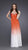 La Femme - Strapless Long Dress 15144 In Orange and White