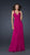 La Femme - Twisted Ruched Sweetheart Chiffon A-line Gown 15148 In Pink
