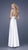 GiGi - Charming Sleeveless Evening Gown with Beaded Straps 15179 In White