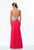 Terani Couture - 151P0026A Strapless Jewel Encrusted Sweetheart Gown in Orange