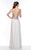 Terani Couture - 151P0036G Bedazzled Sweetheart Lace Up A-line Dress In White and Neutral