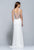 Terani Couture - 151P0059A Sleeveless Illusion Sheath Long Gown in White
