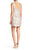 Aidan by Aidan Mattox - Jewel Neck Sheath Dress 151A11540 in Neutral