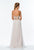 Terani Couture - 151P0027G Bejeweled Sweetheart A-line Dress In White and Neutral
