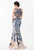 Terani Couture - Stunning Bead Embellished Scoop Neck Mermaid Gown 1521GL0787A In Blue and Neutral