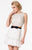 Terani Couture - 1521H0059A Two Piece Chiffon A-line Dress in White and Black