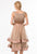 Terani Couture - Stunning Beaded Bateau Neck Polyester Tea length Dress 1521H0101A In Neutrala