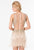 Terani Couture - 1524H0024A Illusion Jewel Neck Sheath Dress in Neutral