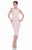 Terani Couture - Beaded Sheath Dress with Jacket 1525S0965B in Pink