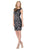 Colors Dress - 1527 Embellished Illusion Bateau Sheath Dress In Black